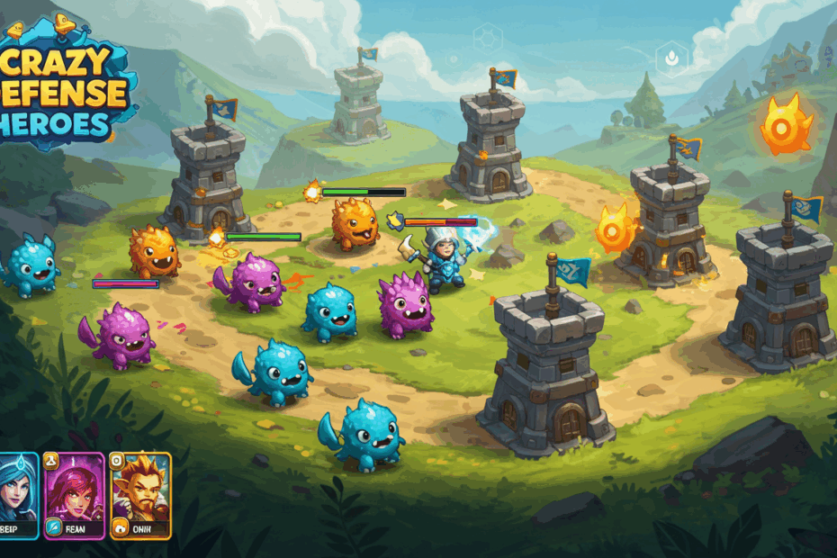 Crazy Defense Heroes完全攻略：GameFiタワーディフェンスの魅力と稼ぎ方を徹底解説！