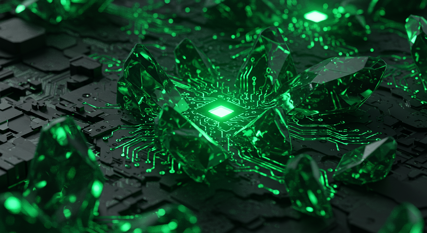 Eye-catching visual of AI Watermarking and AI technology vibes