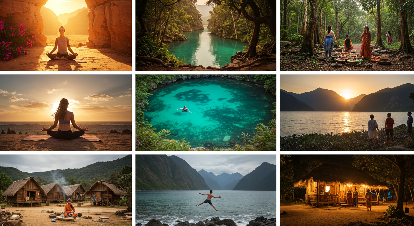 Eye-catching visual of 2025 Travel Trends
Hidden Gems Destinations
Wellness Vacation Spots and lifestyle vibe