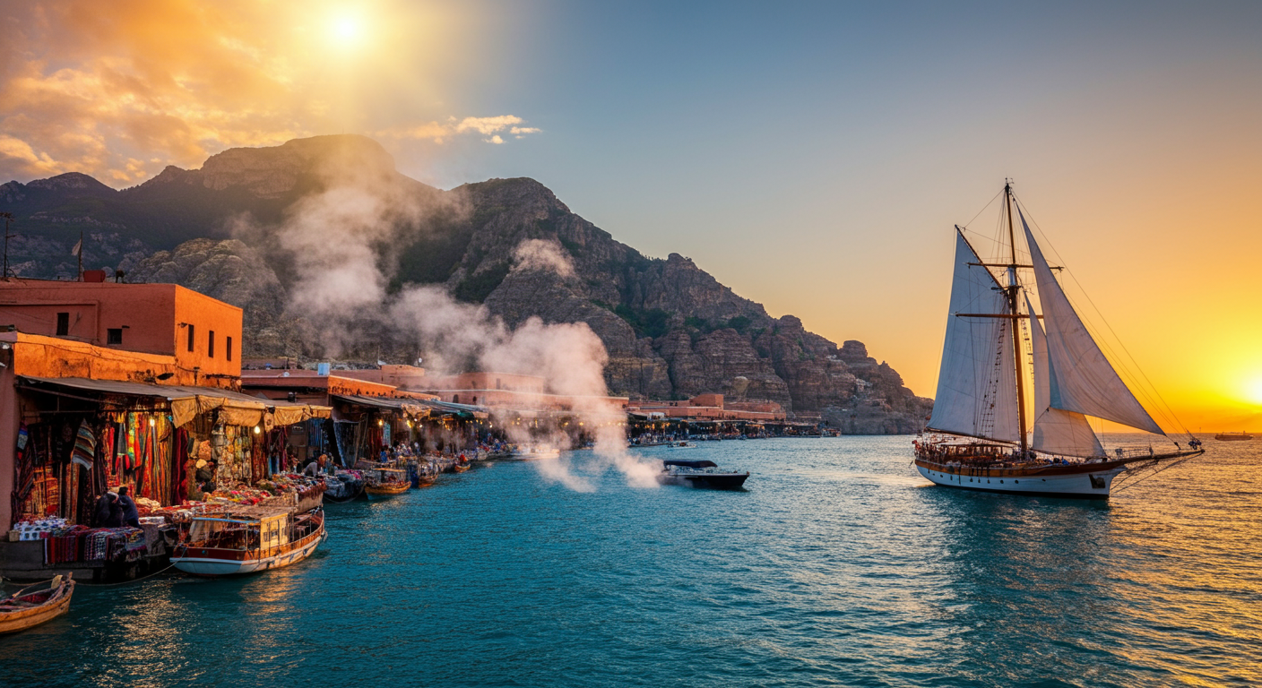 Eye-catching visual of 2025 Travel Trends Trending Destinations Vacation Spots and lifestyle vibe