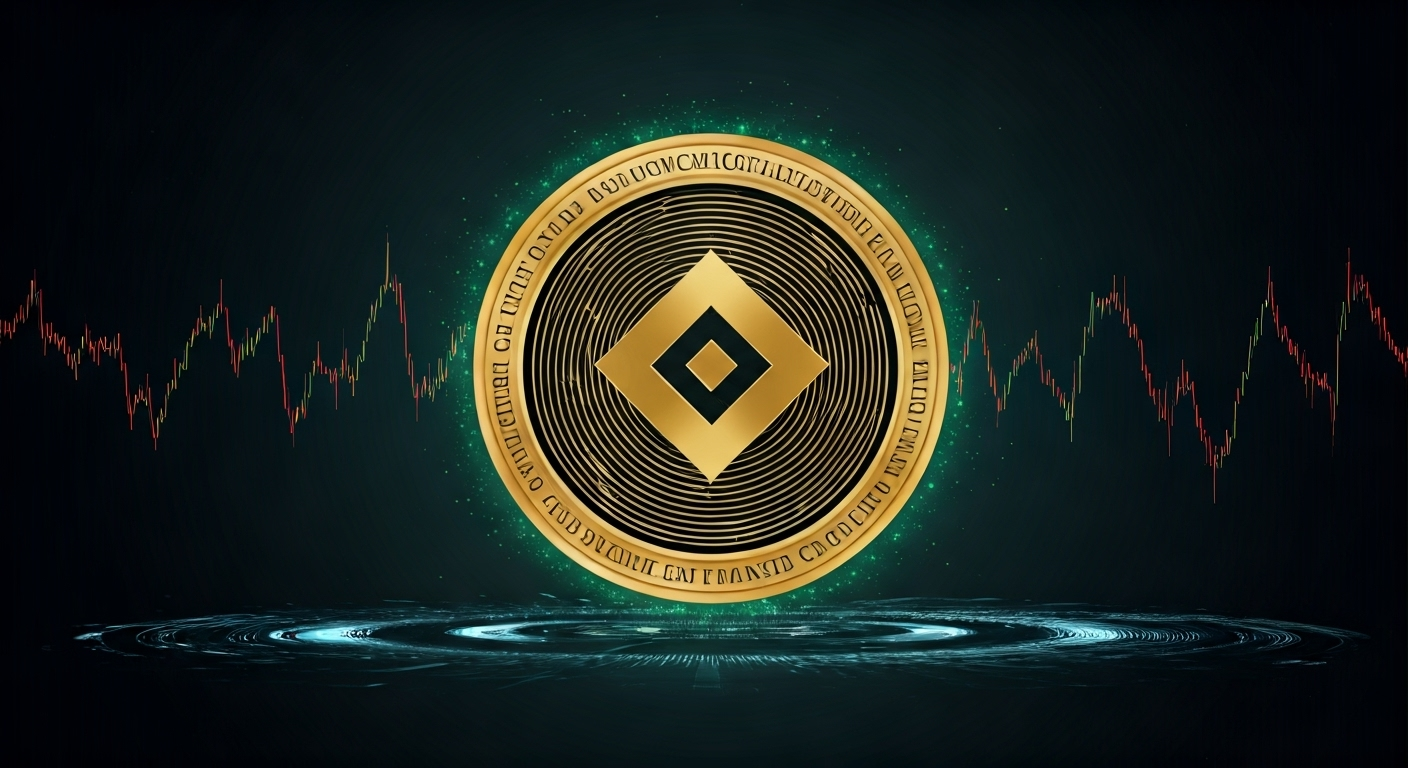 Binance Bridged USDT (BNB Smart Chain) BSC-USDの世界観と仮想通貨らしさが伝わるビジュアル