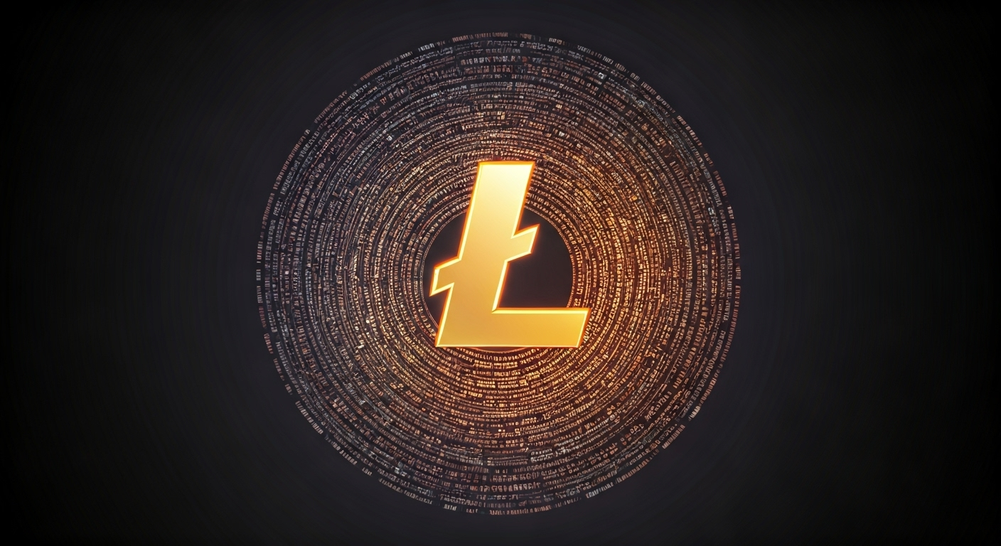 Litecoin LTCの世界観と仮想通貨らしさが伝わるビジュアル