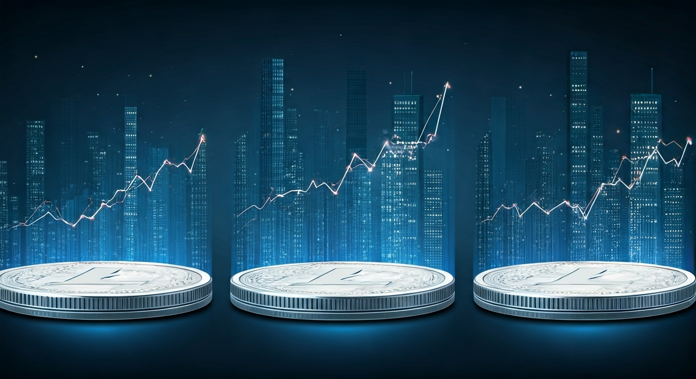 Litecoin LTCの将来性を象徴するビジュアル