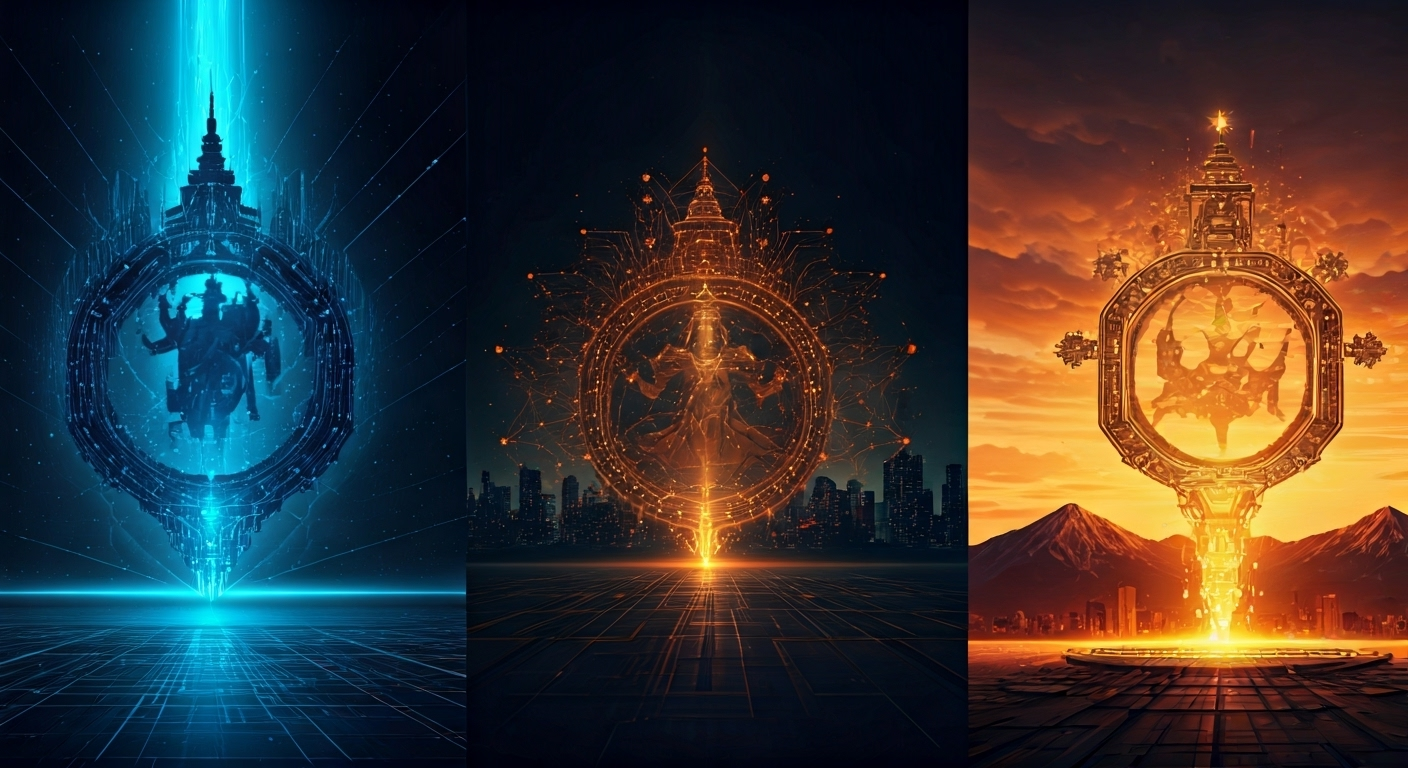 MANTRA OMの世界観と仮想通貨らしさが伝わるビジュアル