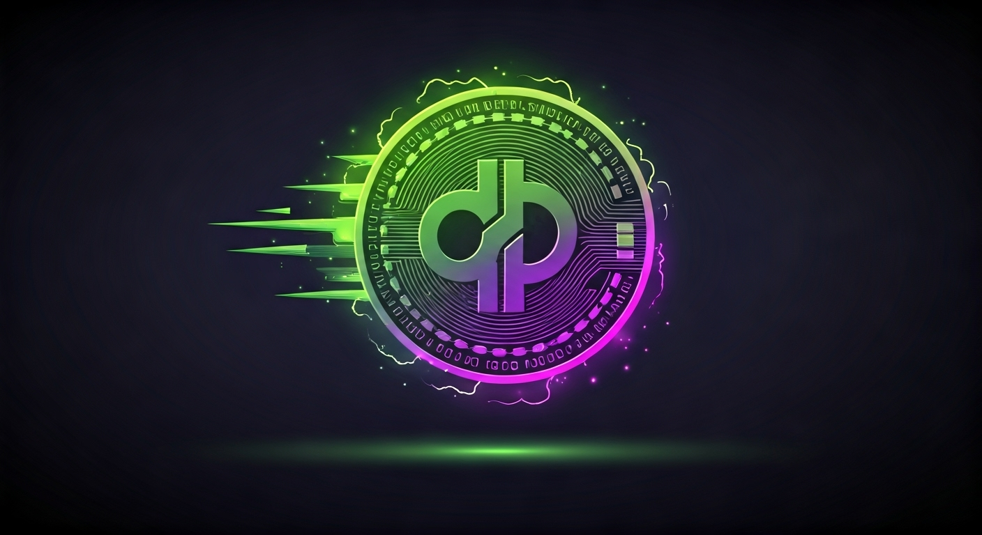 OKB OKBの世界観と仮想通貨らしさが伝わるビジュアル