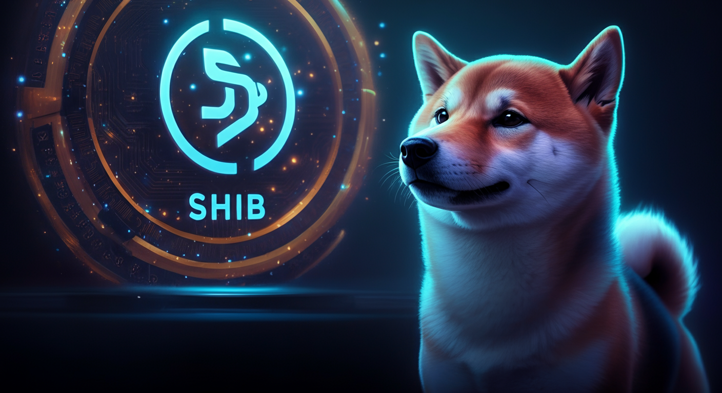 Shiba Inu SHIBの世界観と仮想通貨らしさが伝わるビジュアル