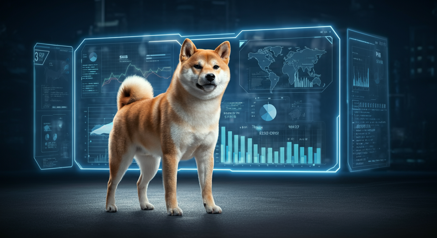 Shiba Inu SHIBの将来性を象徴するビジュアル