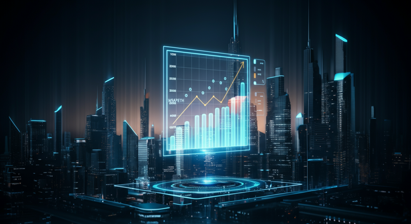 Wrapped stETH WSTETHの将来性を象徴するビジュアル