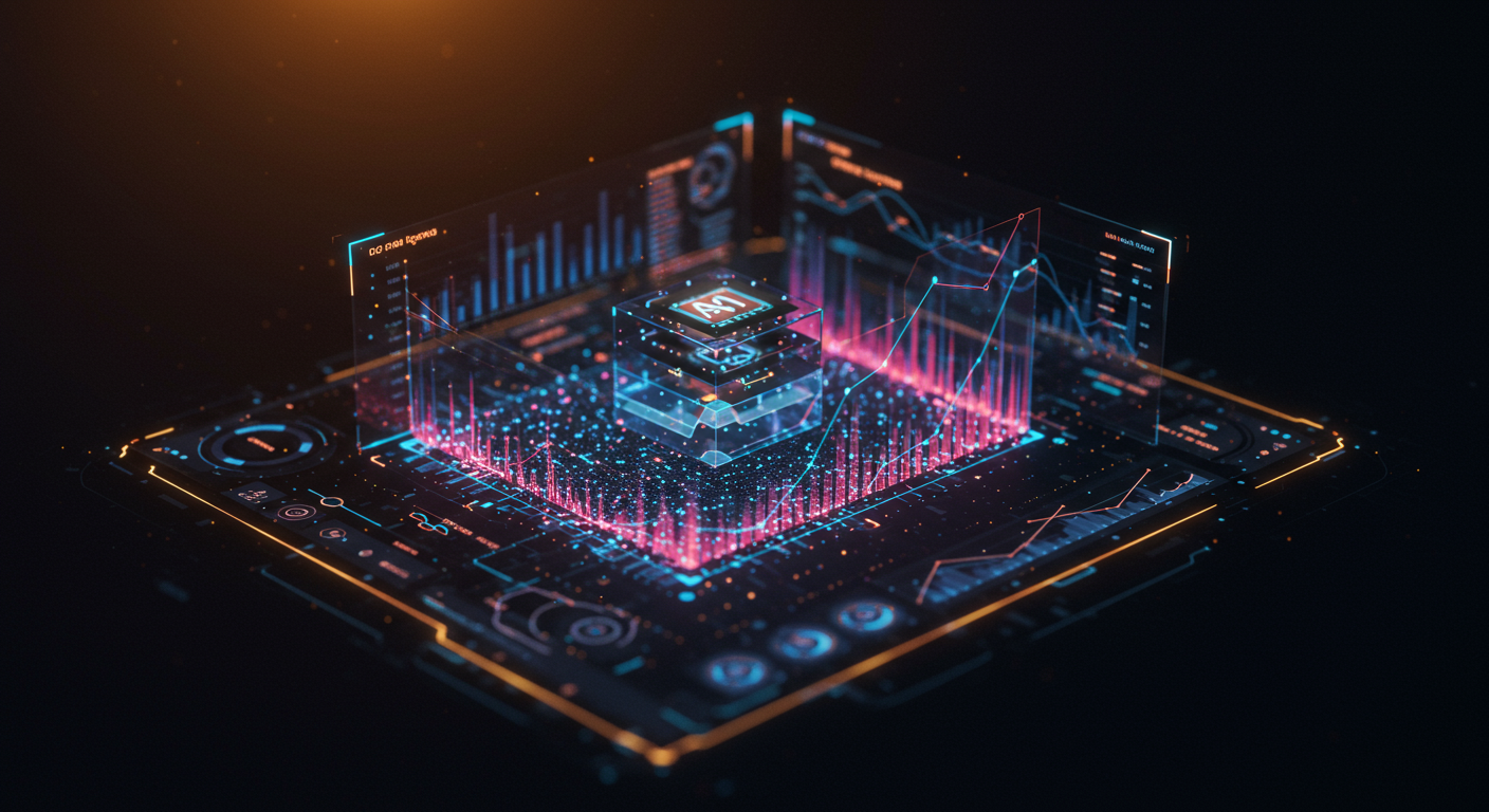 AI and Coding Assistance (Copilot Systems) AI technology illustration