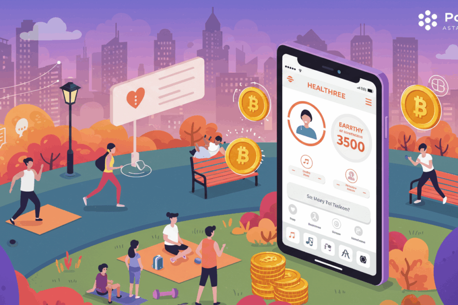 HEALTHREEで健康革命！GameFiで楽しく稼ぐライフスタイル