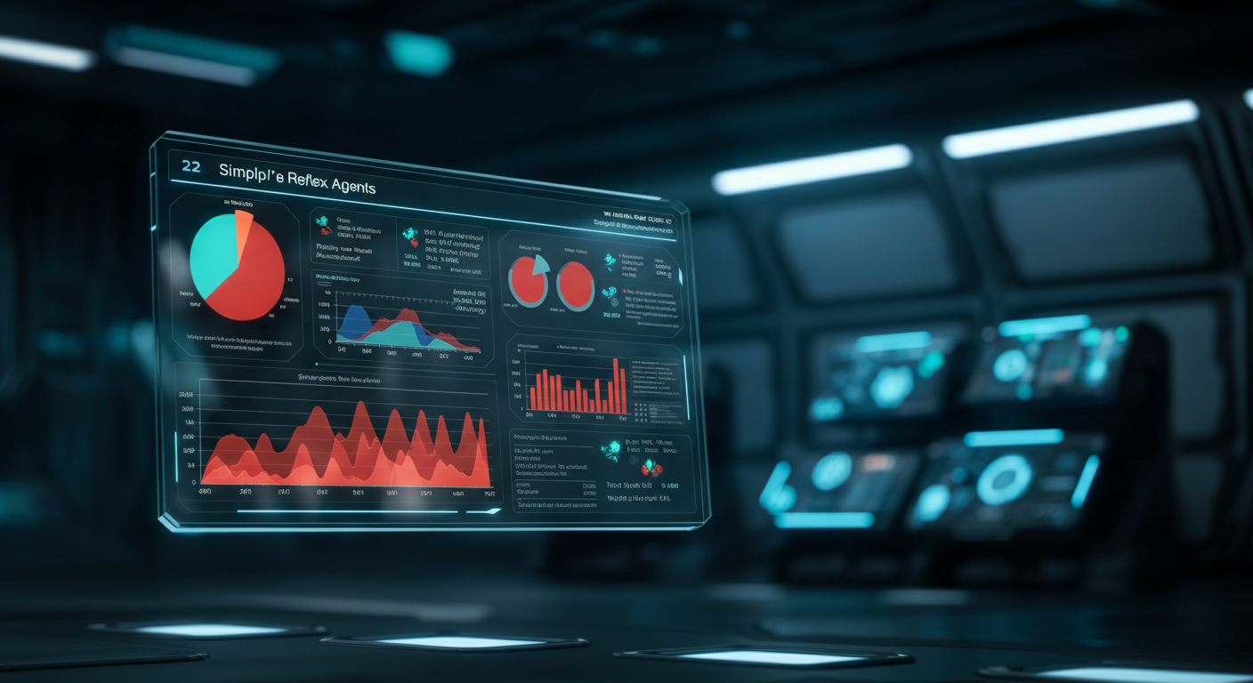 Future potential of Simple Reflex Agents represented visually