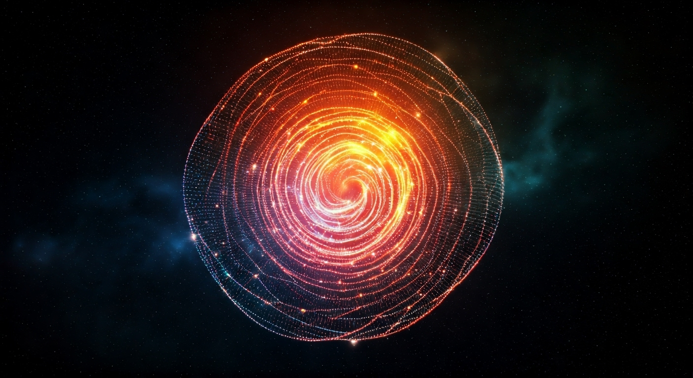 Eye-catching visual of Swarm Intelligence and AI technology vibes