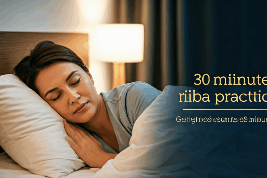 Unlock Deeper Sleep: A 30-Minute Movement Practice