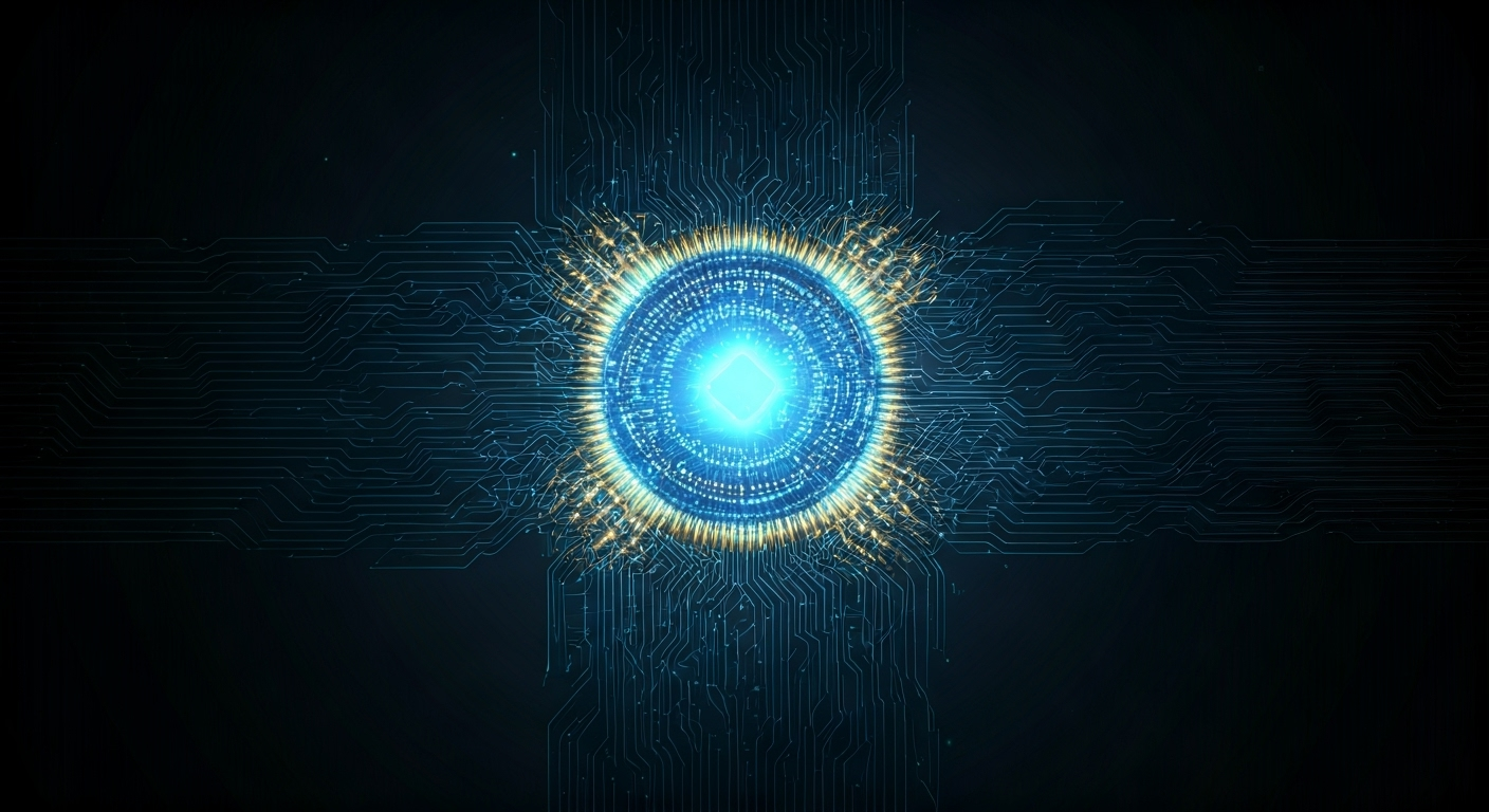 Eye-catching visual of AgentGPT and AI technology vibes