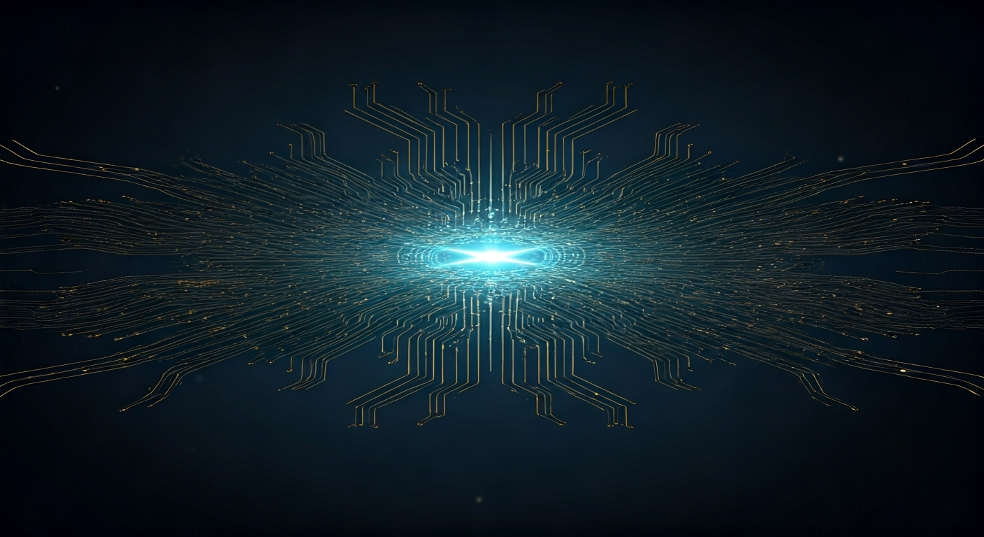 Eye-catching visual of RunwayML and AI technology vibes