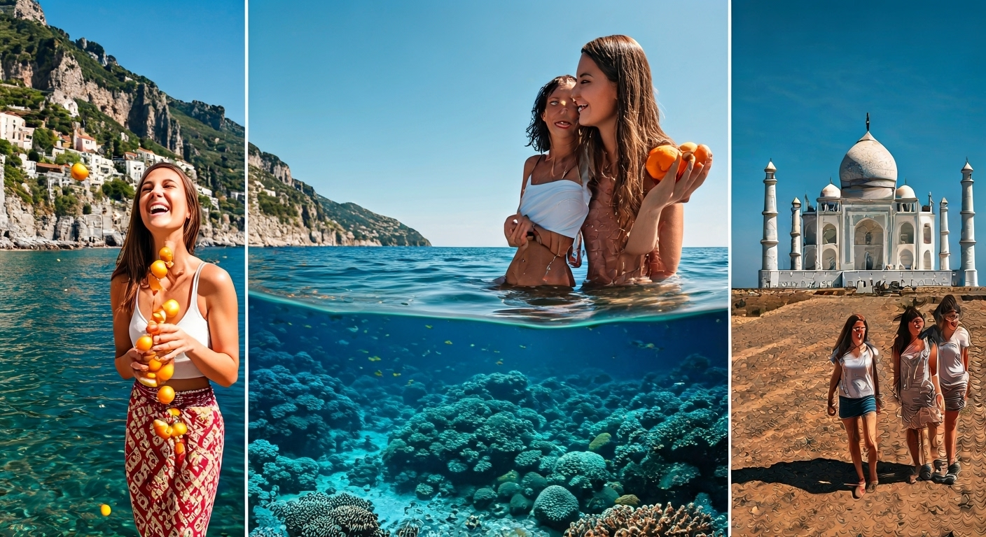 Eye-catching visual of 2025 Travel Destinations Trending Vacation Spots Bucket List Trips and lifestyle vibe