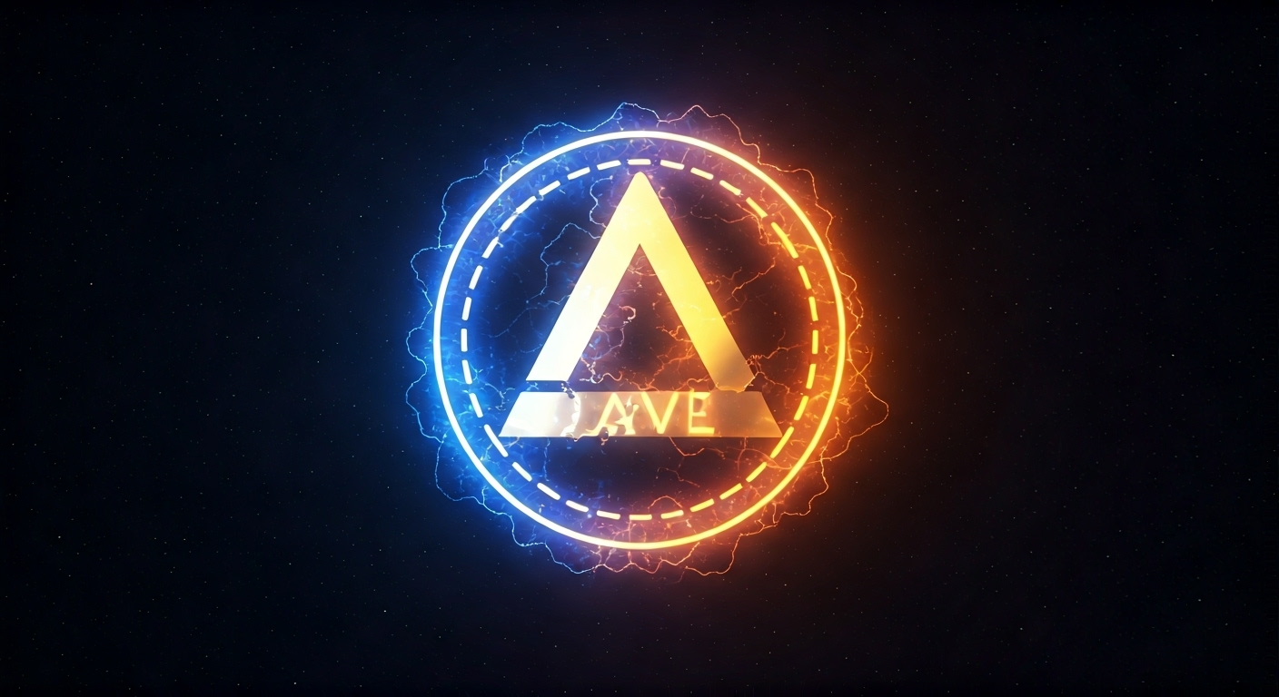 AAVEの世界観と仮想通貨らしさが伝わるビジュアル