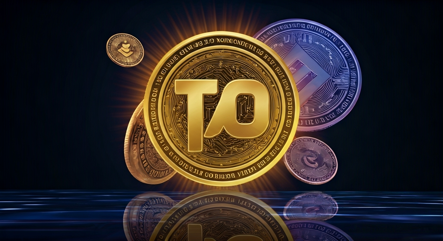 Bittensor TAOの世界観と仮想通貨らしさが伝わるビジュアル