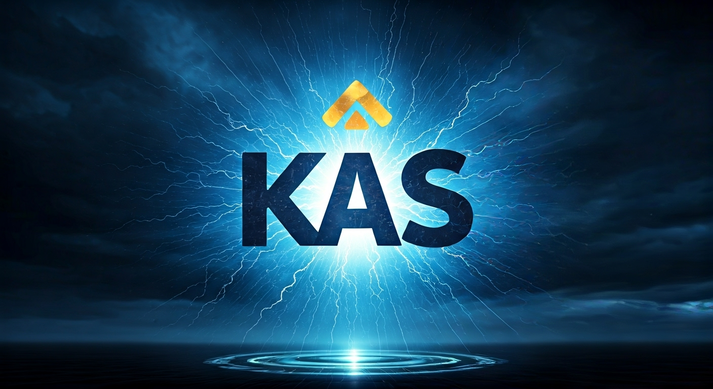 Kaspa KASの世界観と仮想通貨らしさが伝わるビジュアル