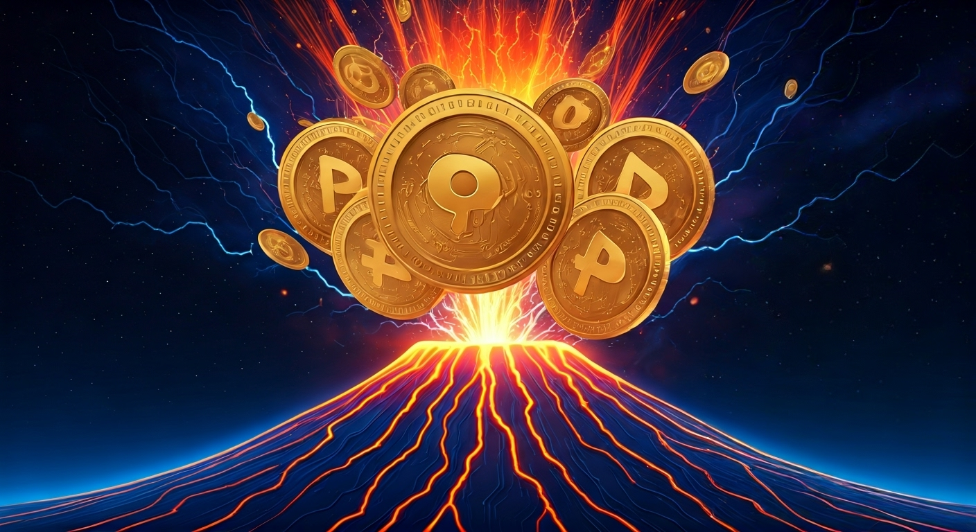 Optimism OPの世界観と仮想通貨らしさが伝わるビジュアル