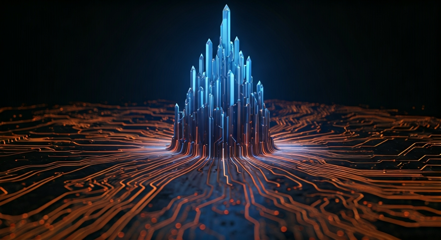 Eye-catching visual of n8n (Workflow Automation) and AI technology vibes