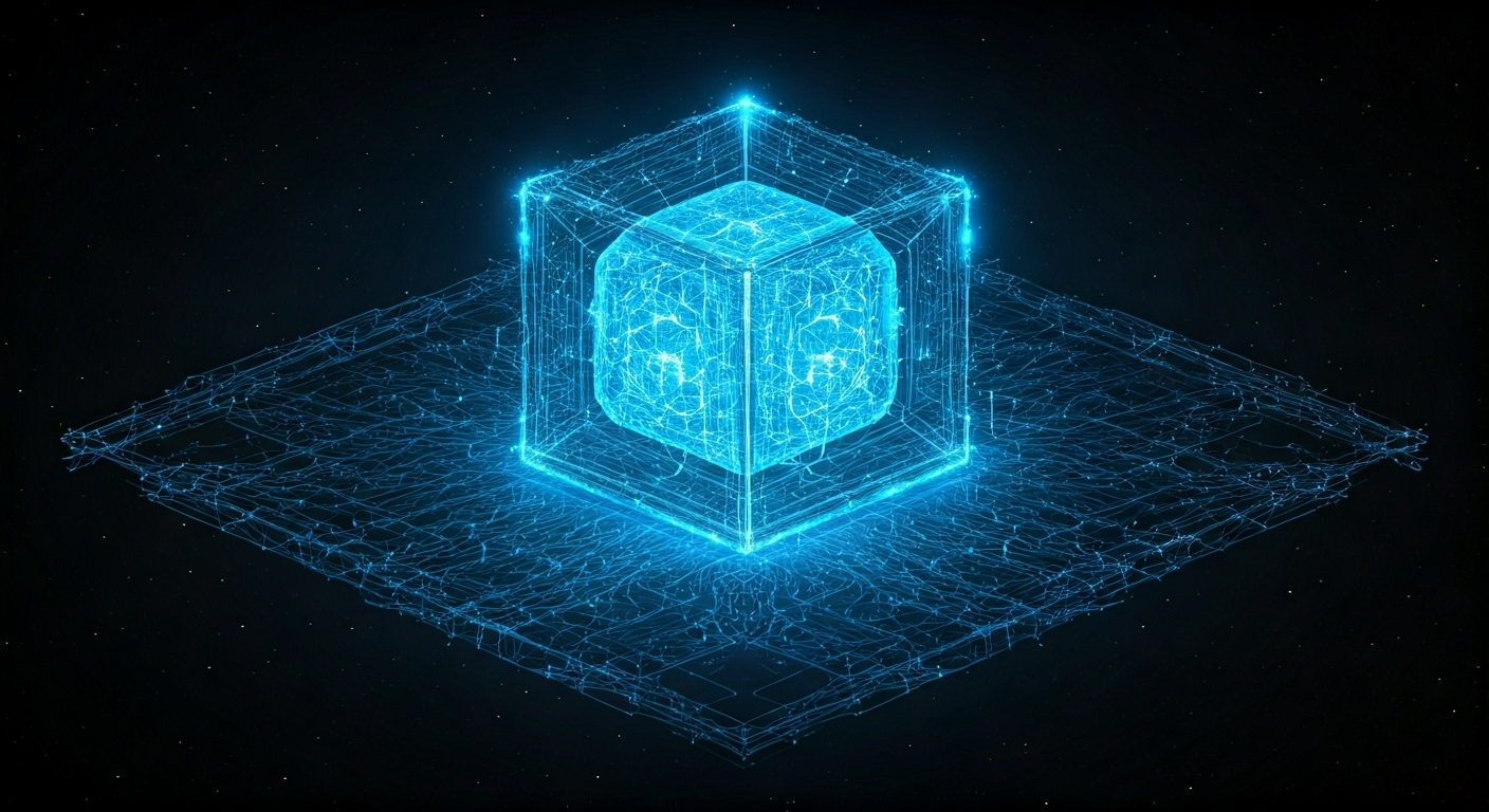 Eye-catching visual of Tabnine and AI technology vibes