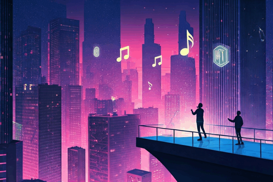 音楽NFT革命：アーティストとファンを繋ぐ新時代プラットフォーム