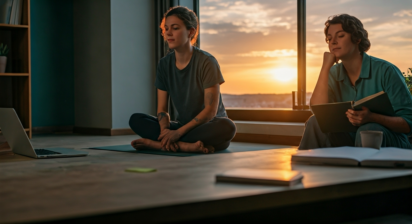 Eye-catching visual of Goal Setting Motivation Maintenance Self-Efficacy and lifestyle vibe