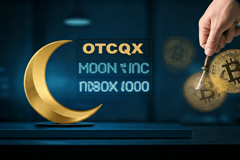Moon Inc.が米国OTCQX上場：ビットコイン戦略で米国投資家を魅了