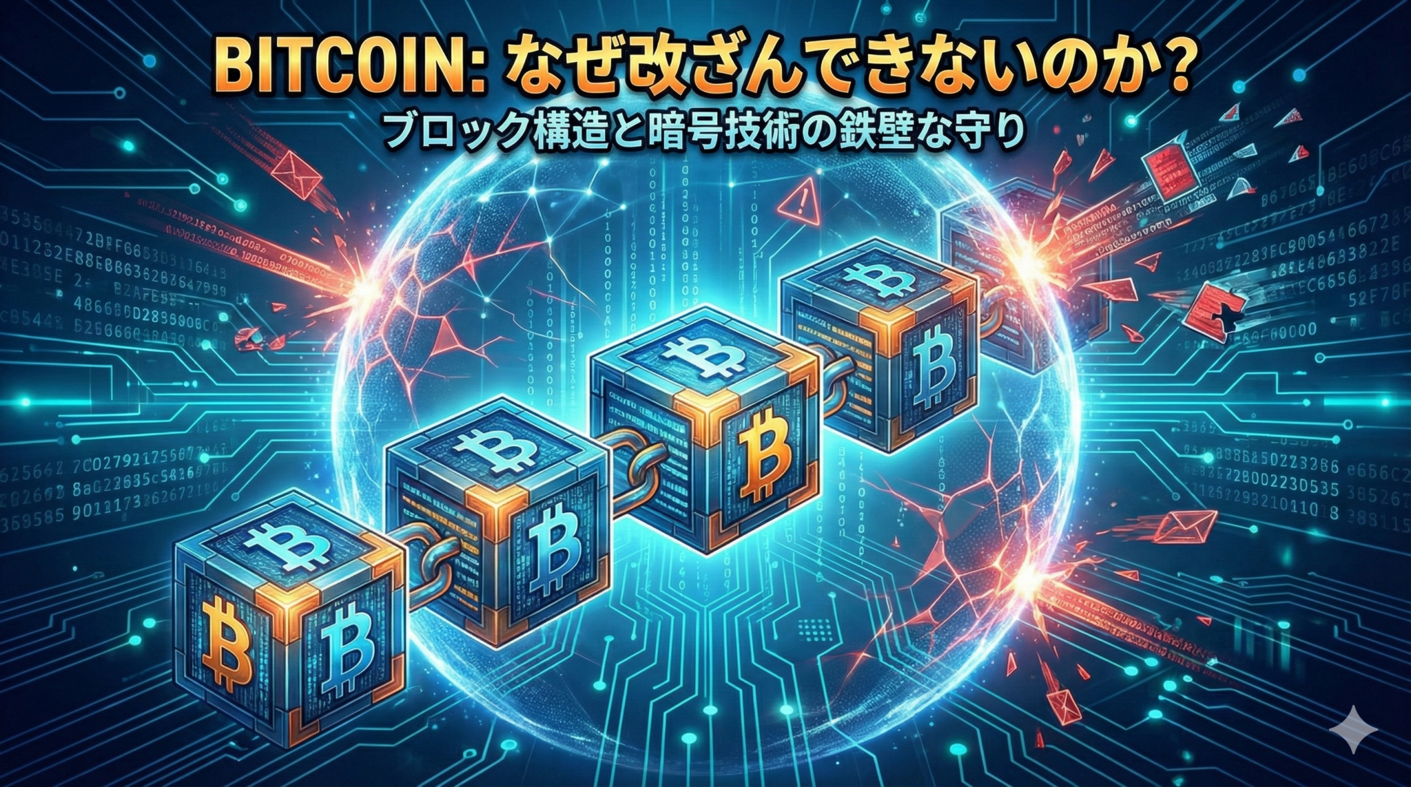 ビットコインのブロック構造と暗号技術