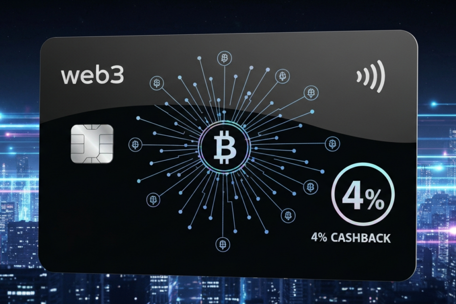 Web3 Card: Spend Crypto, Earn 4% Cashback